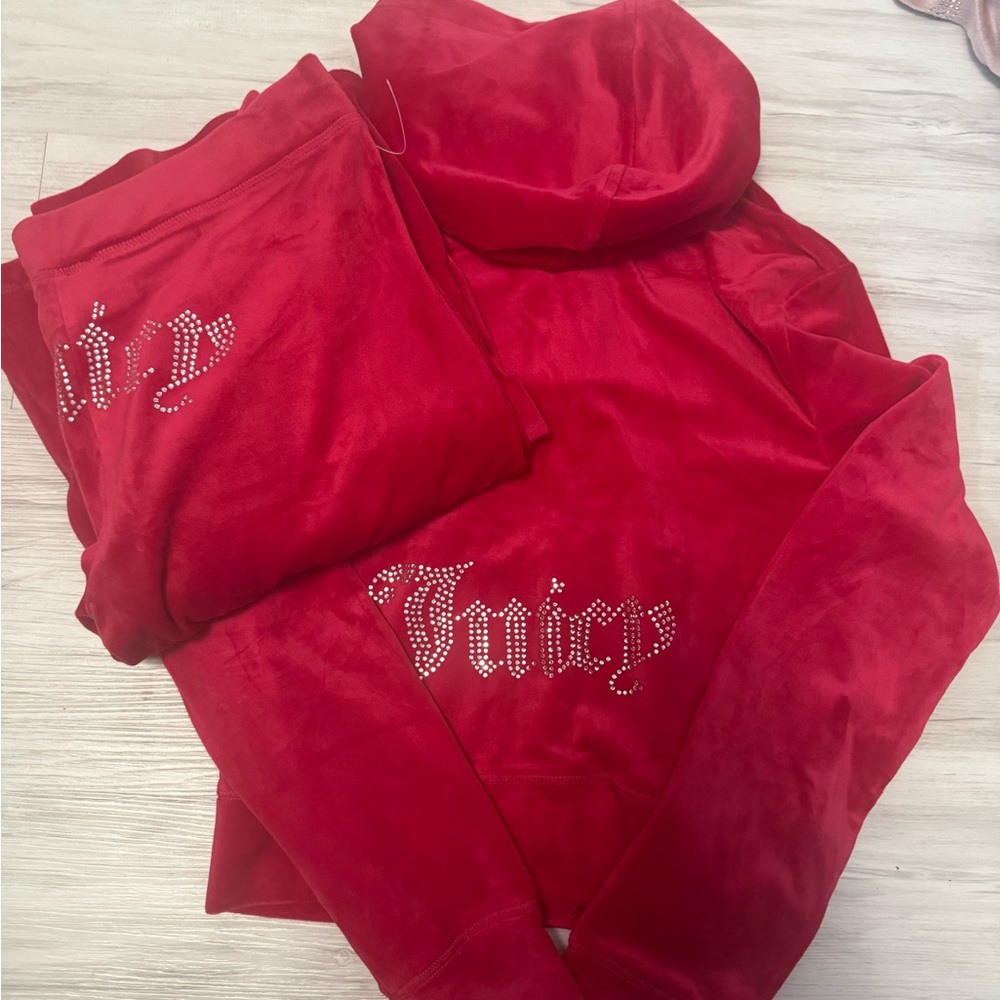 Juicy Couture Red Tracksuit Set